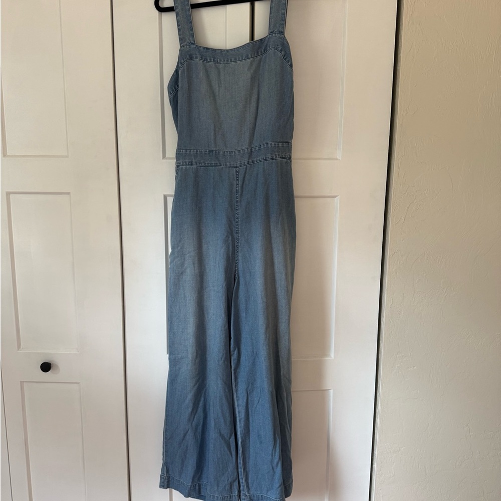 Madewell Light Blue Denim Jumpsuit